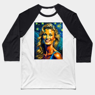 Faith Hill in starry night Baseball T-Shirt